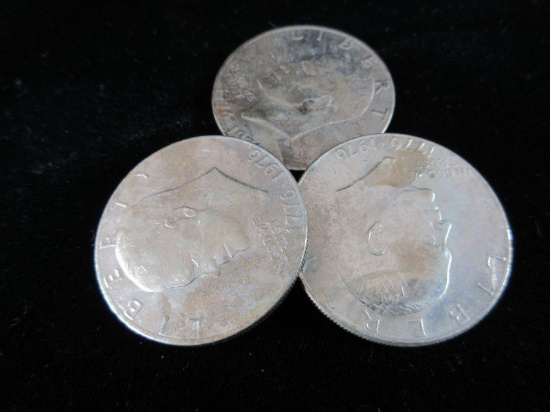 Ike Dollar lot of Three