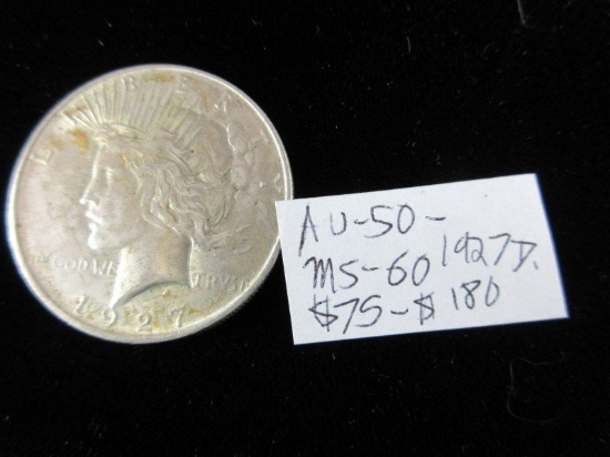 Silver Dollar 1927D