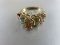 Gold over .925 Silver Gemstone Ring