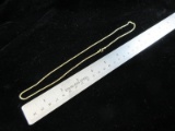 14K Yellow Gold 18” Necklace