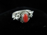 Natural Stone Sterling Silver Ring