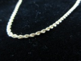 22” 10K Gold Necklace
