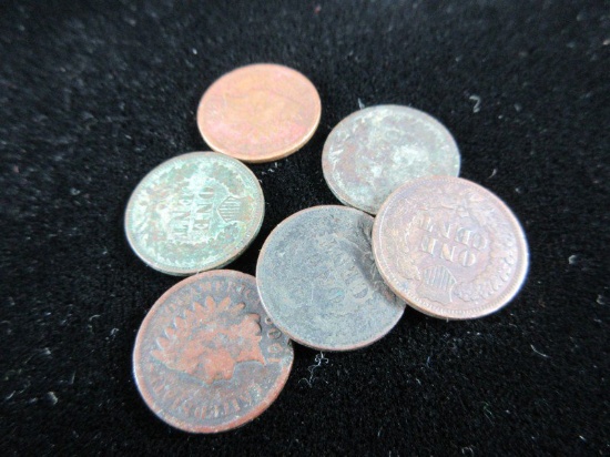 Indian Head Penny Lot As Shown