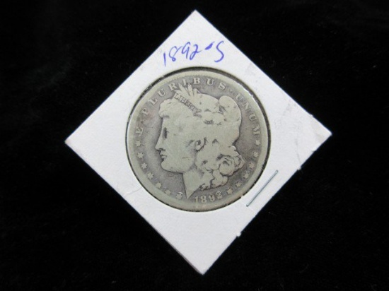 1892 S Silver Dollar