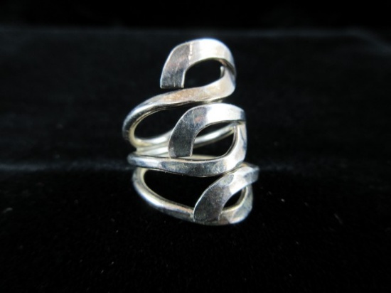 Sterling Silver Modern Style Ring