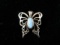 Opal Gemstone Butterfly Pendant