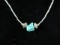 Turquoise Stone Nugget Vintage Necklace