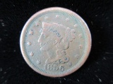 1856 One Cent U.S. Coin