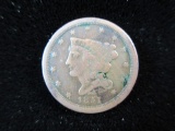 1851 Half Cent Coin
