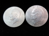 Lot of two 1976 Ike Dollars