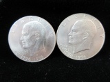 Lot of two 1976 Ike Dollars