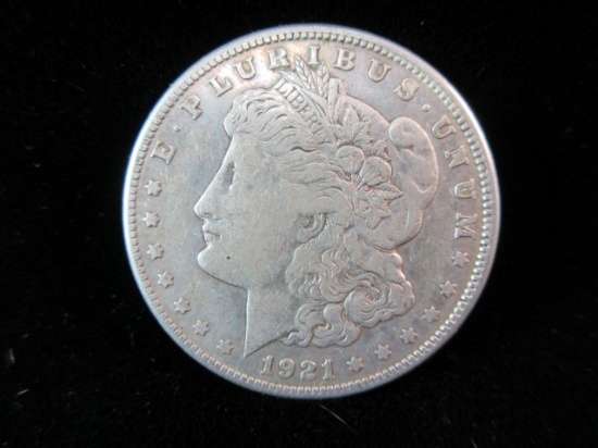 1921 Silver Morgan Dollar AS Shown.