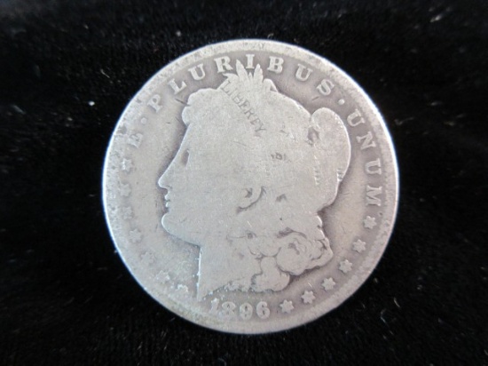 1896 O Silver Morgan Dollar