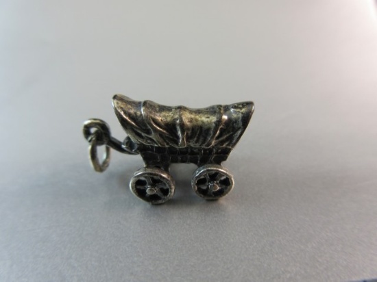 Sterling Silver Covered wagon Chram