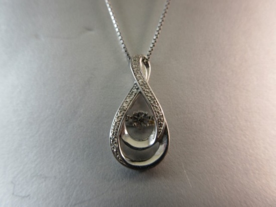 Sterling Silver Pendant with Sterling Silver Necklace