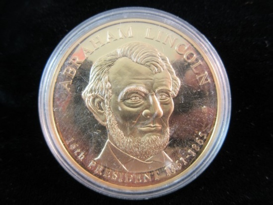 Large Abraham Lincoln Coin