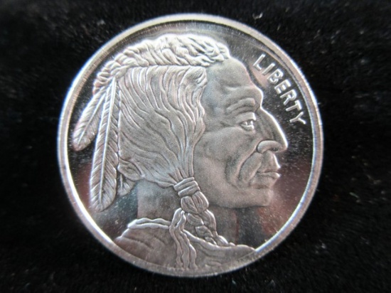 Liberty Silver One Tory OZ Coin Indian Head