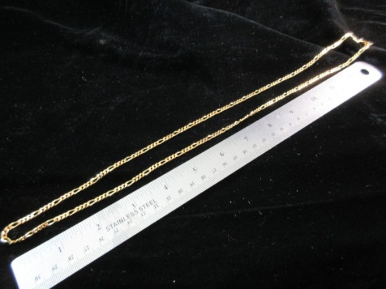 30” Gold Over .925 Silver Italy Necklace