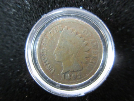 1891 Indian Head Penny