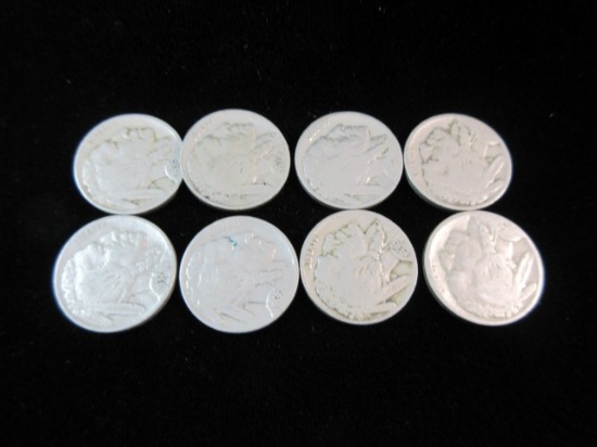 Lot of 8 Buffalo Nickels AS Shown