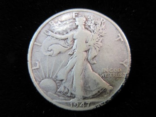 1947 D Silver Half Dollar