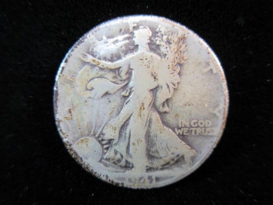 1941 D Silver Half Dollar