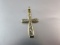14K Yellow Gold Religious Cross Pendant