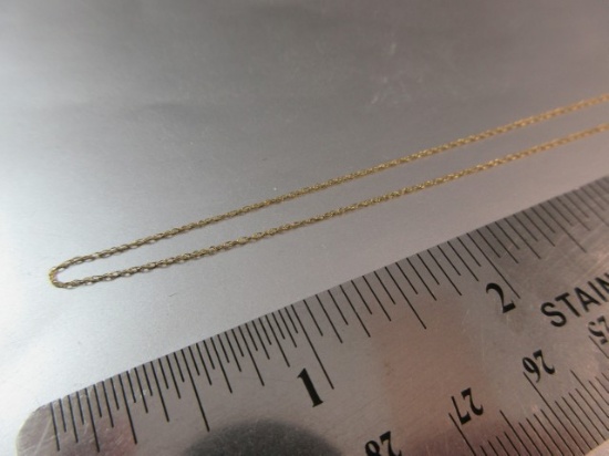 18” 10K Yellow Gold Necklace