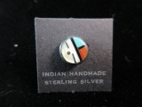 Native American Sterling Silver Pin