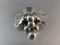 Old Mexico Sterling Silver Grape Pin