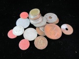 Lot of Foreign Coins AS Shown