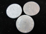 1941 and 42,42 Nazi German Coin As Shown