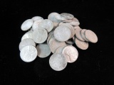 Lot of Fifty Steel Pennies
