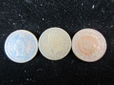 1907-1897-1898 Indian Head Pennies