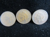 1881-1905-1906 Indian Head Pennies