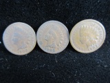 1902-1902-1903 Indian Head Pennies