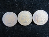 1907-1908-1908 Indian Head Pennies