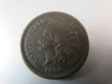 1860 Full Liberty Indian Head Penny