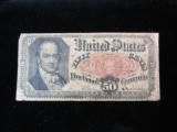 Old Fractional Currency 50 Cents 1875 American Bank Note Company NY