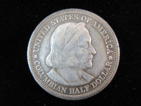 1800’s Columbian Silver Half Dollar