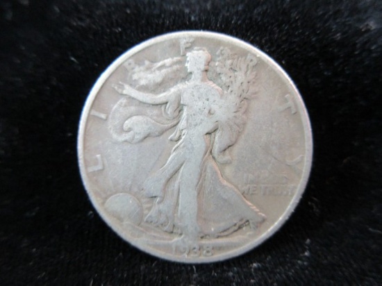 1938 Silver Half Dollar