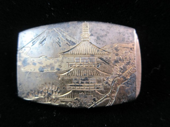 Vintage Silver 95C Belt Buckle