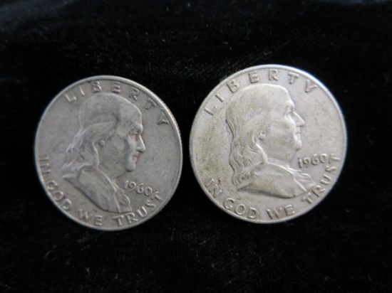 Silver 1960 Half Dollar Lot of Two