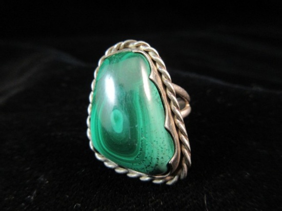 Hand Scribed Sterling Silver Old Pawn Native American Sterling Silver Ring