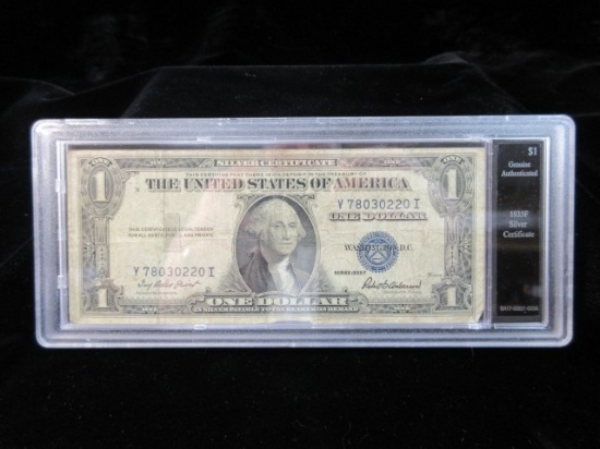 Encased Silver Certificate