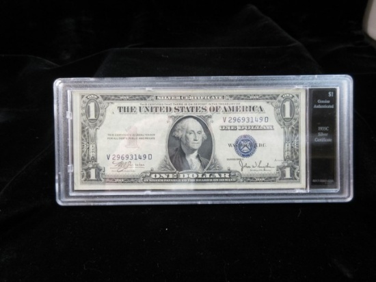 Encased Silver Certificate