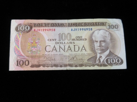 1975 100.00 Canada Bill