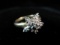 10K Yellow Gold Diamond Gemstone Ring