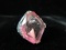 Large Pink Center Stone Sterling Silver Ring