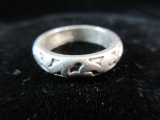 Indonesia Sterling Silver LOIS Signed Ring